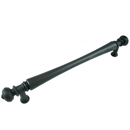 MNG 12" Oversize Vanilla Finial Pull, Oil Rubbed Bronze, 13 5/8"o/a 20813